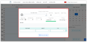 Lịch hẹn phòng khám - Chọn bệnh nhân